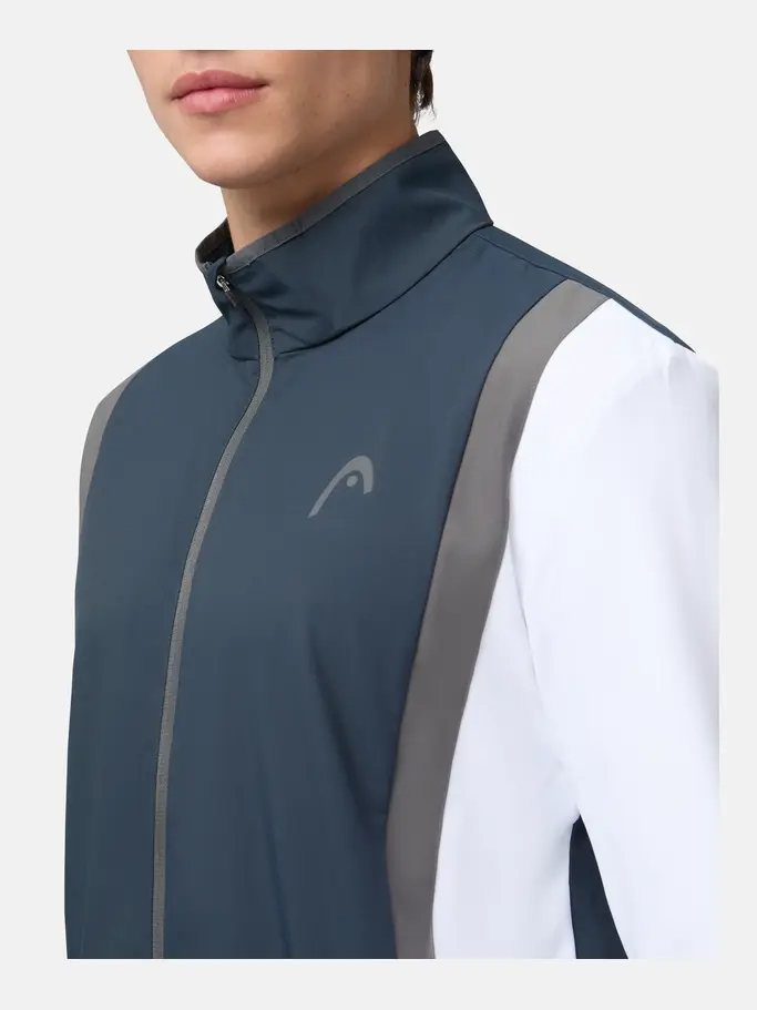 , view full size image of Front view of Product detail - CLUB 25 Jacket Men navy/white