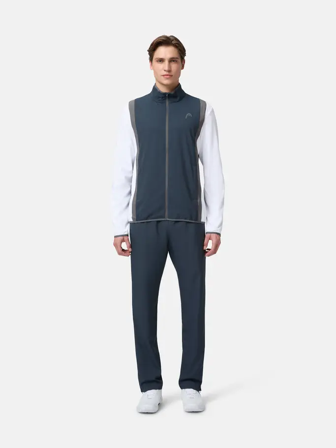 , view full size image of Front view of Product detail - CLUB 25 Jacket Men navy/white