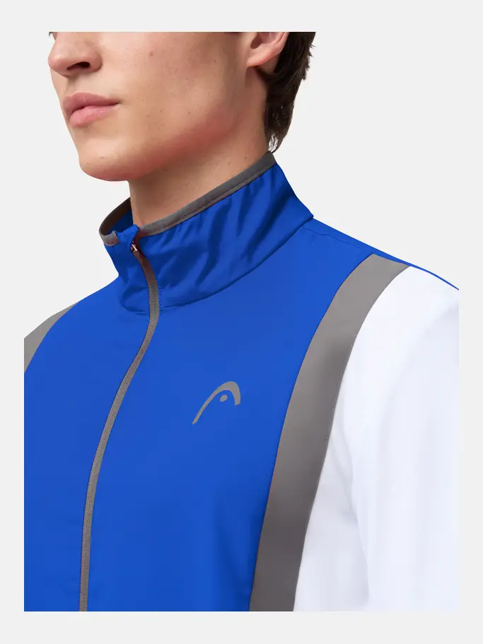, view full size image of Front view of Product detail - CLUB 25 Jacket Men royal/white