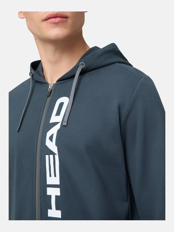, view full size image of Front view of Product detail - CLUB ORIGINAL Hoodie FZ Men navy