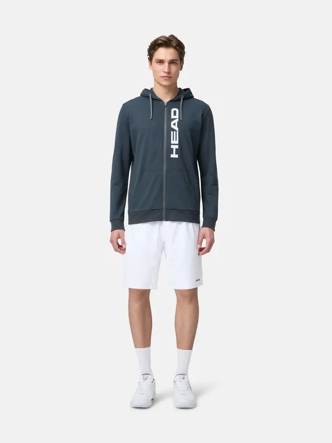 , view full size image of Front view of Product detail - CLUB ORIGINAL Hoodie FZ Men navy
