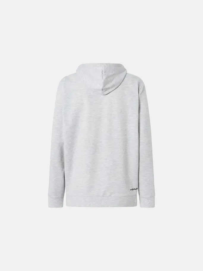 , view full size image of Front view of Product detail - CLUB ORIGINAL Hoodie Men grey melange