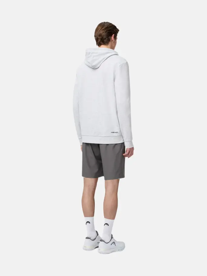, view full size image of Front view of Product detail - CLUB ORIGINAL Hoodie Men grey melange
