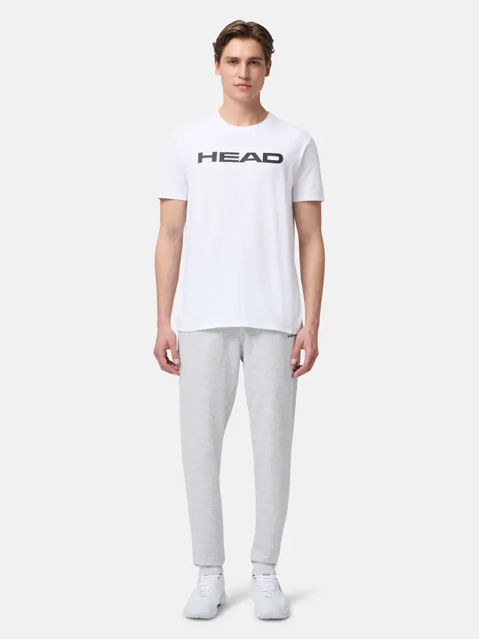 , view full size image of Front view of Product detail - CLUB ORIGINAL Pants Men grey melange
