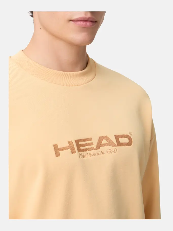 Sale, voir image en taille réelle de la vue frontale de Product detail - MOTION Crewneck Unisex apricot