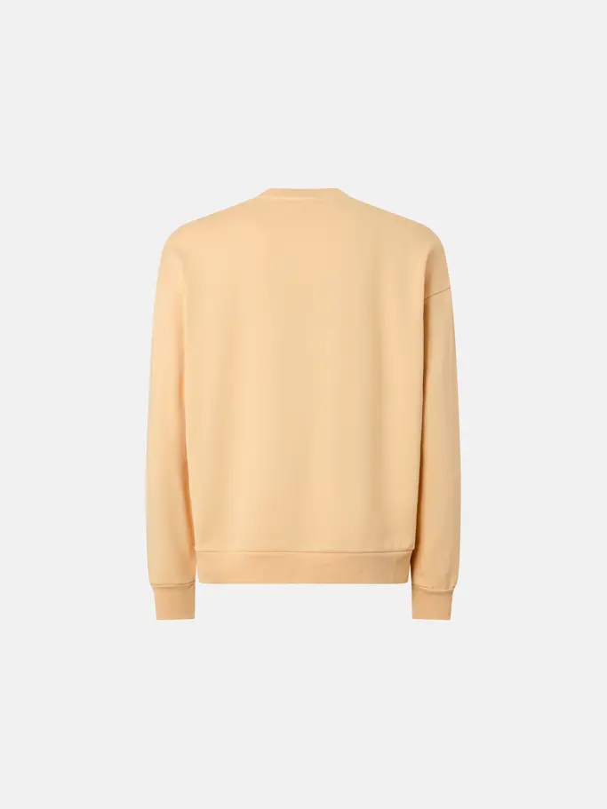 Sale, voir image en taille réelle de la vue frontale de Product detail - MOTION Crewneck Unisex apricot