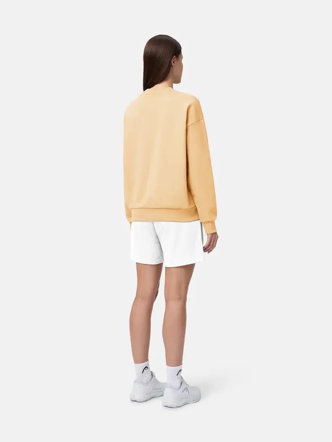 Sale, voir image en taille réelle de la vue frontale de Product detail - MOTION Crewneck Unisex apricot