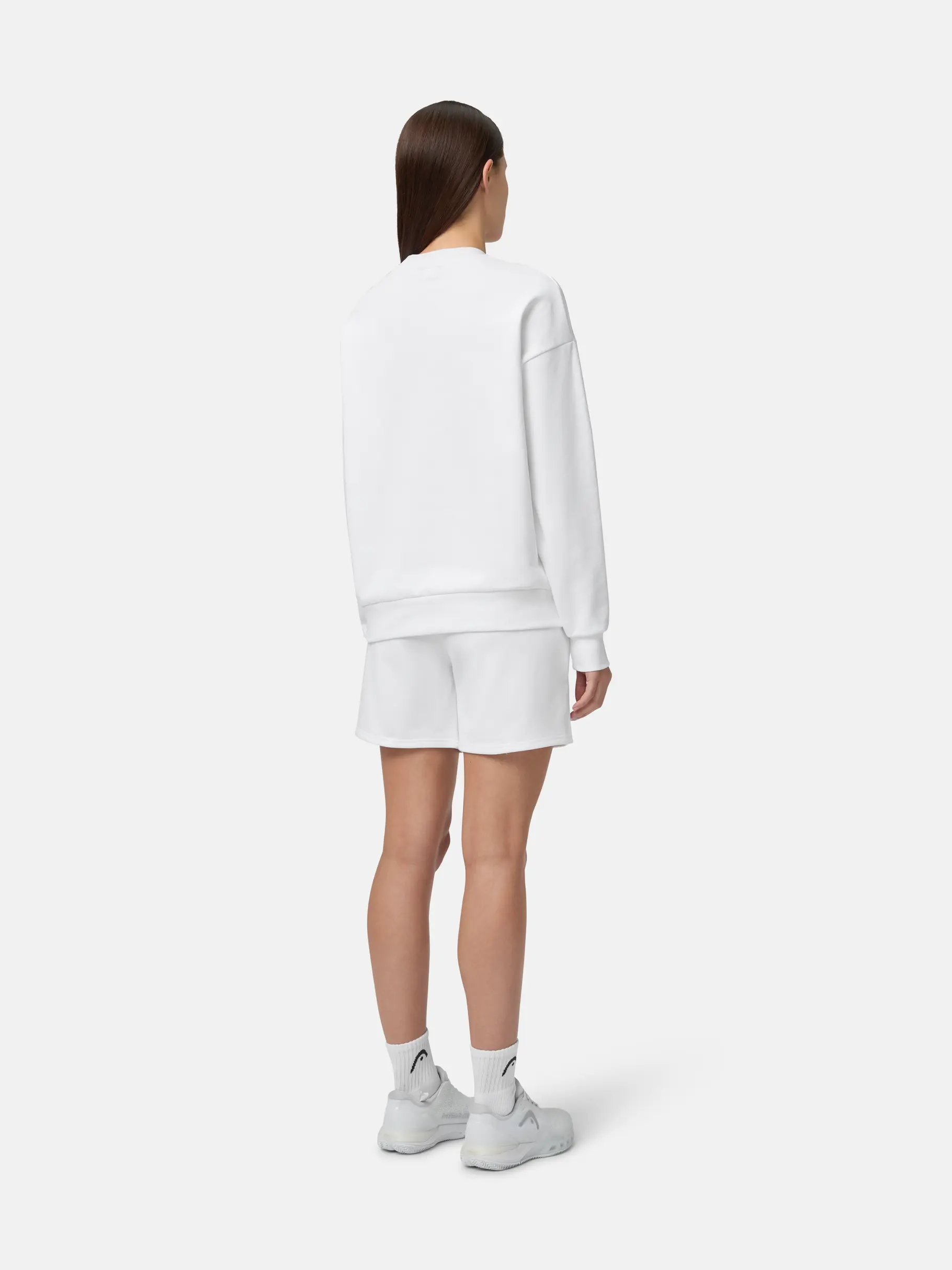 , weergave van volledige grootte van vooraanzicht van Product detail - MOTION Crewneck Unisex white