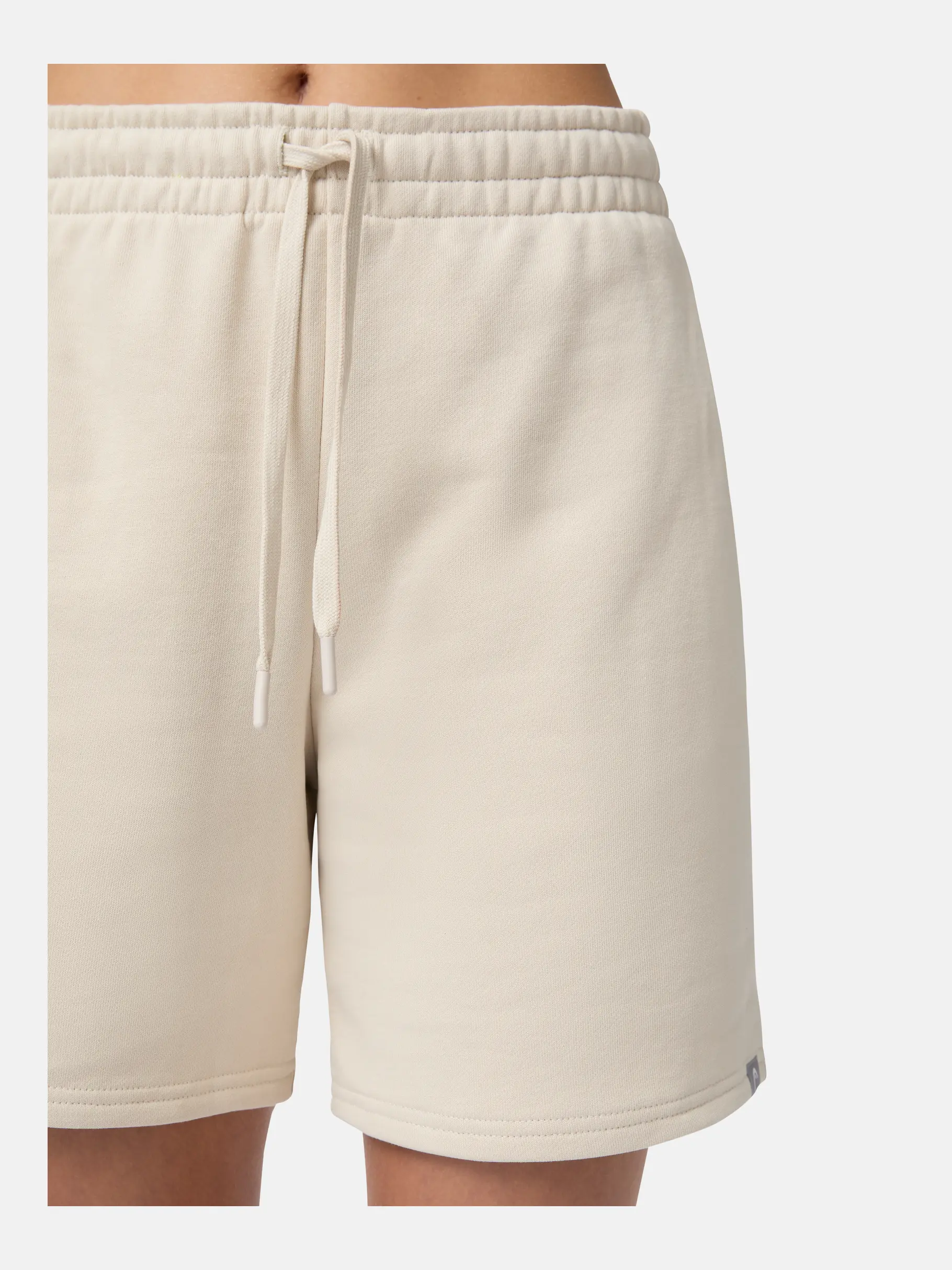 , view full size image of Front view of Product detail - MOTION Sweat Shorts Unisex sand