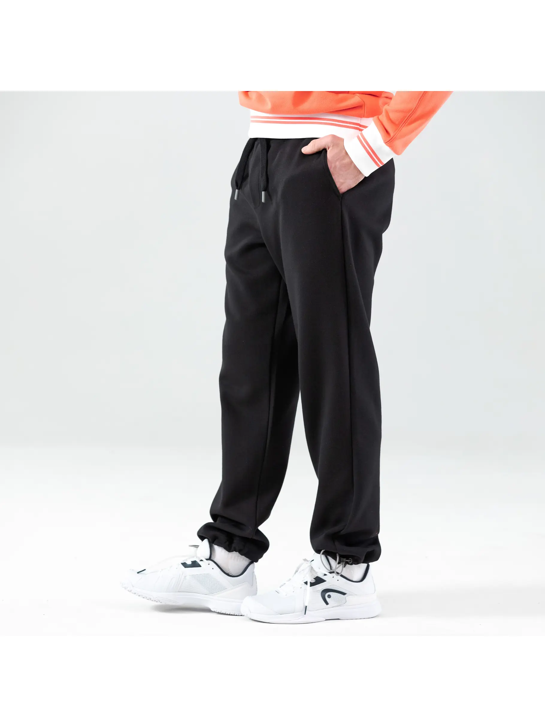 Out of Stock,Sale, weergave van volledige grootte van vooraanzicht van Product detail - CARGO Pants Men black