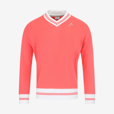 Product detail - V-Neck Sweater Men coral