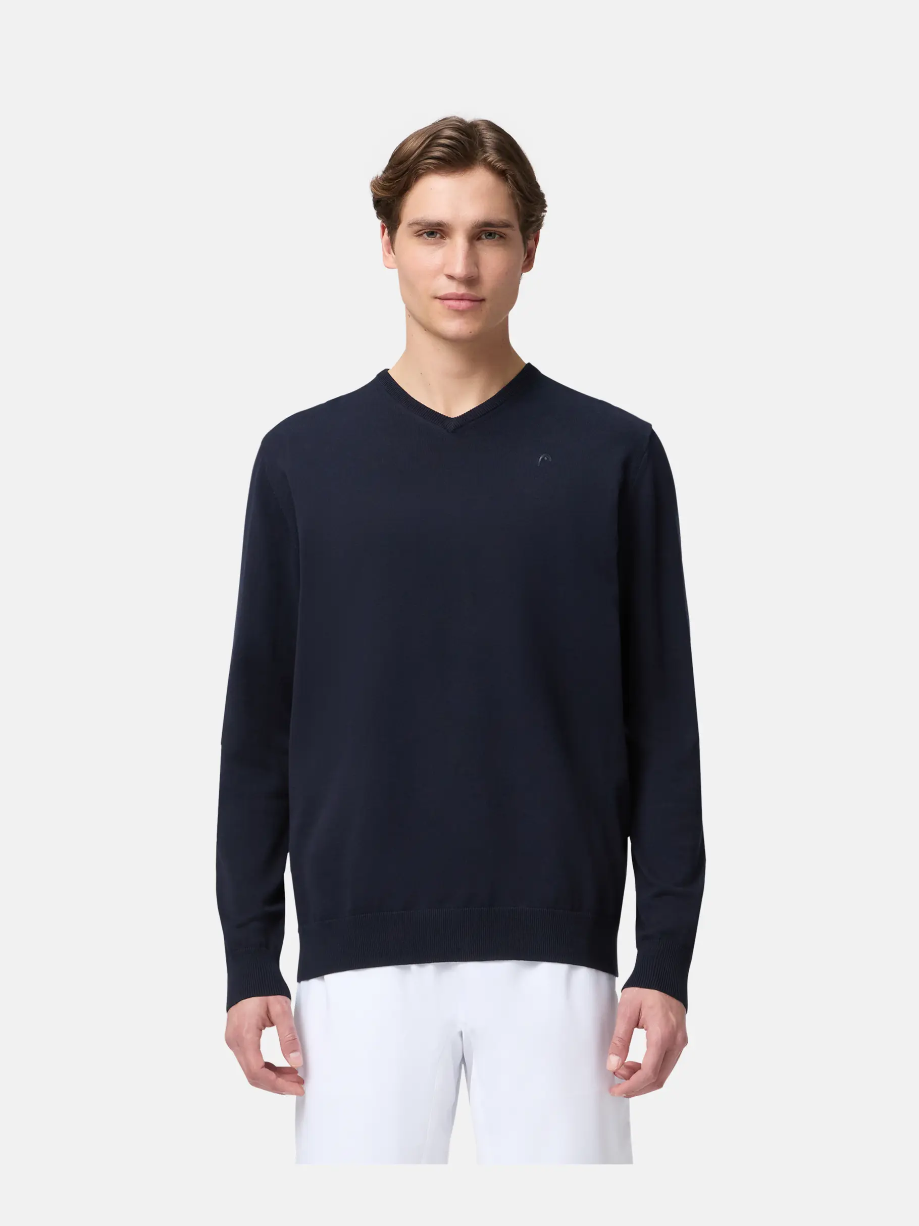 , view full size image of Front view of Product detail - CLASSIC Pullover Men navy