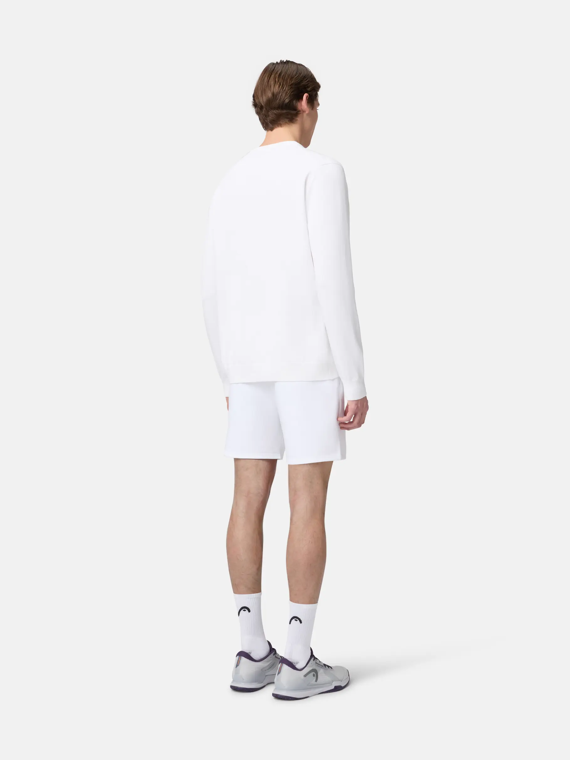 , Ansicht Großes Bild der Vorderseite Product detail - CLASSIC Pullover Men white