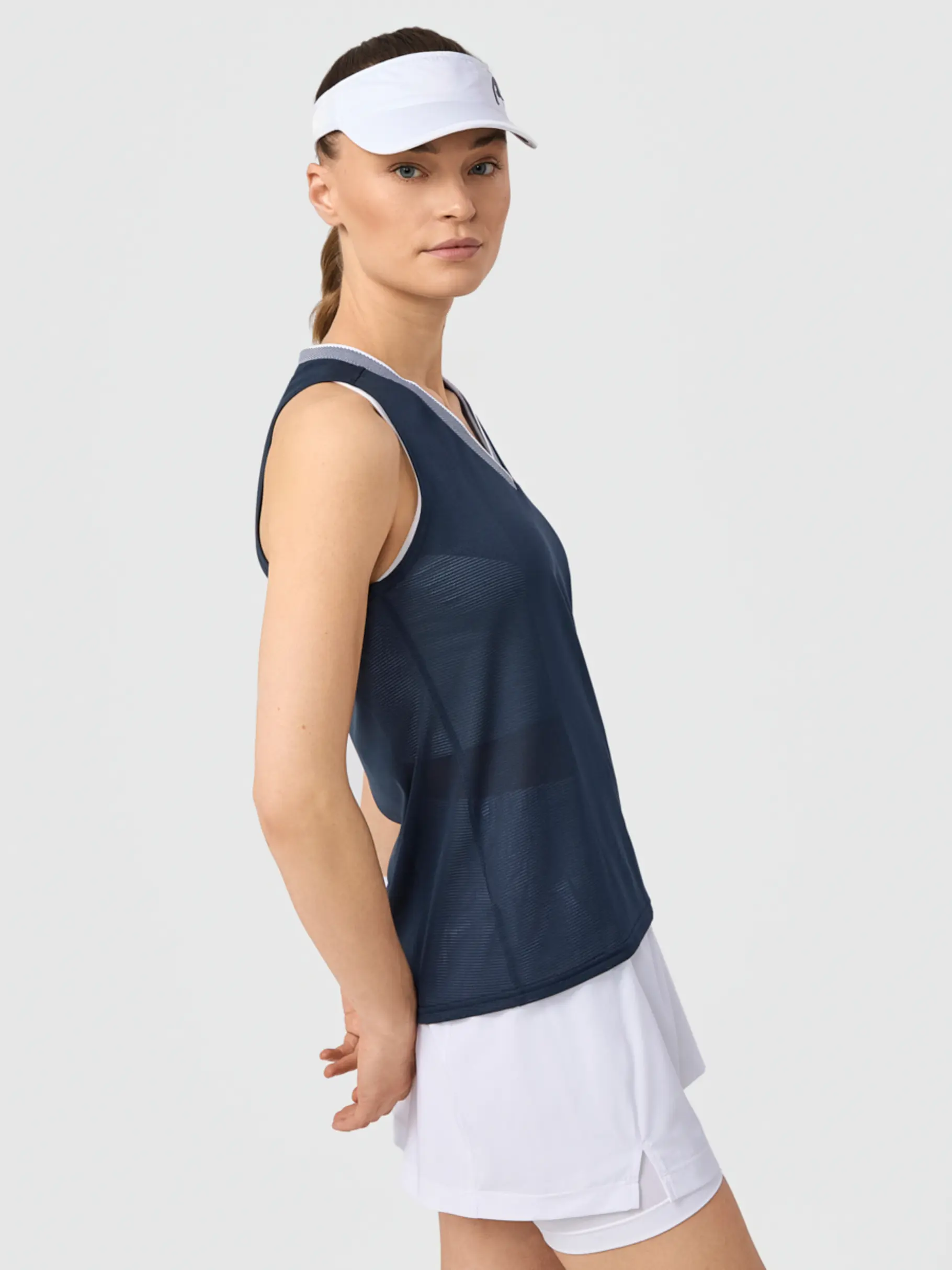 , voir image en taille réelle de la vue frontale de Product detail - PERFORMANCE Tank Top Women navy