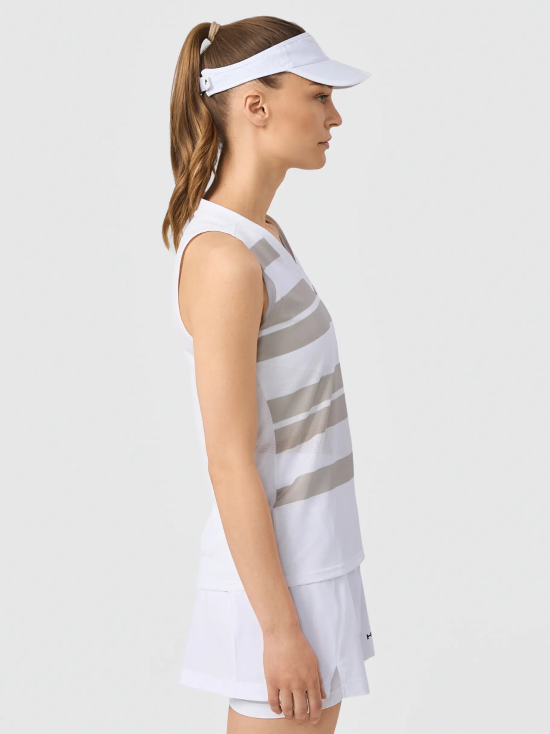 , Ansicht Großes Bild der Vorderseite Product detail - PERFORMANCE Tank Top Women print perf m/willow grey