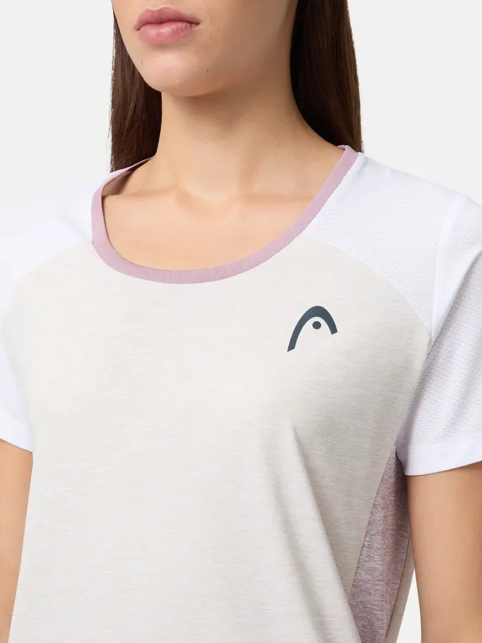, view full size image of Front view of Product detail - PLAY Tech T-Shirt Women white