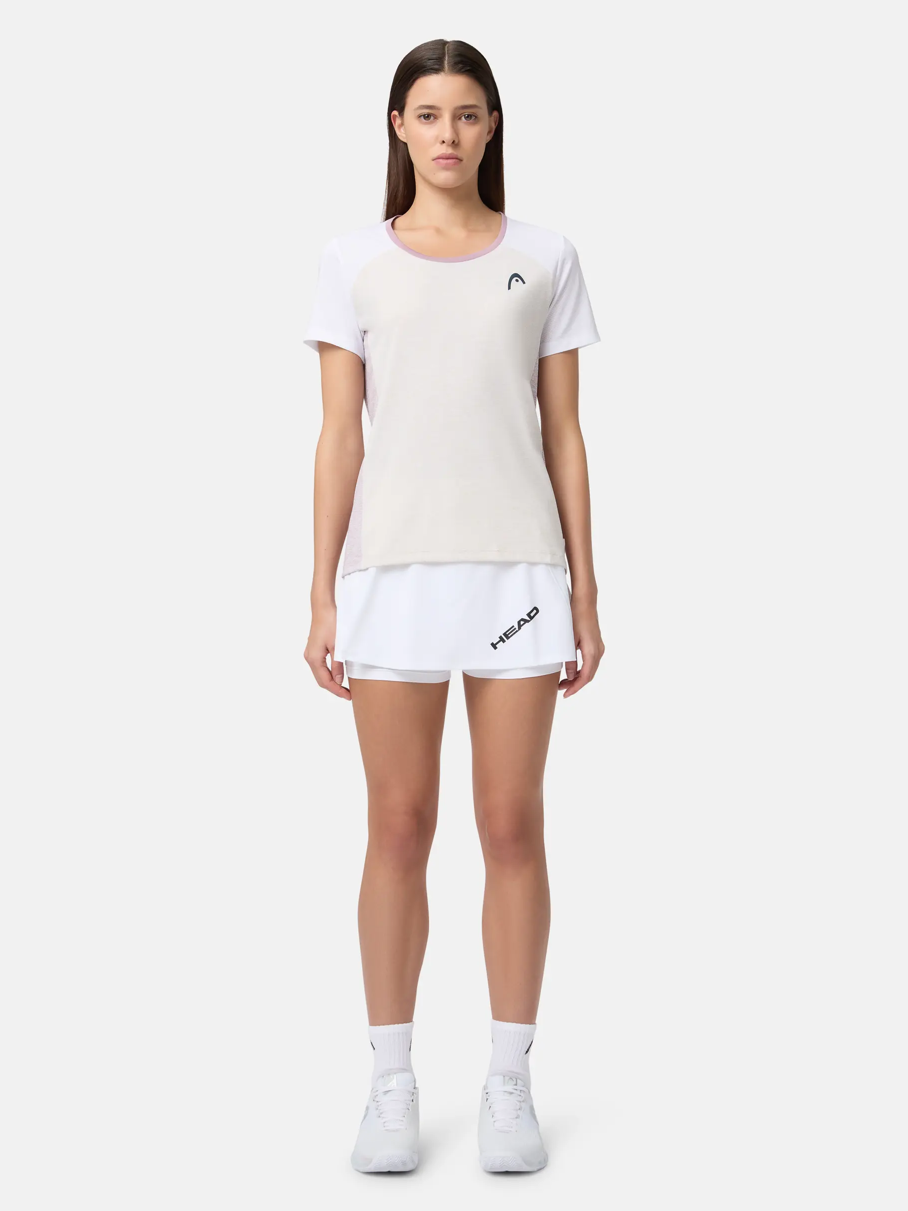 , view full size image of Front view of Product detail - PLAY Tech T-Shirt Women white