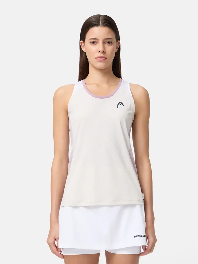 Sale, voir image en taille réelle de la vue frontale de Product detail - PLAY Tech Tank Top Women white