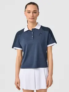 Display front view 1 of Product detail - PLAY TECH Polo Shirt Women navy