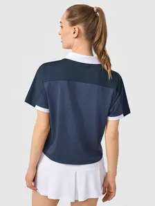 Display front view 6 of Product detail - PLAY TECH Polo Shirt Women navy