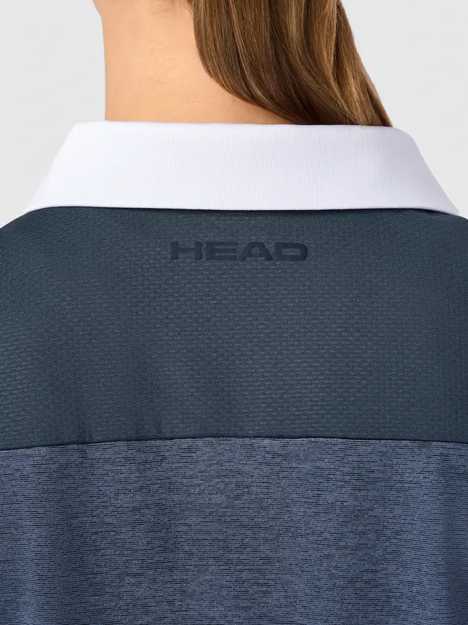 Sale,Best Seller, view full size image of Front view of Product detail - PLAY TECH Polo Shirt Women navy