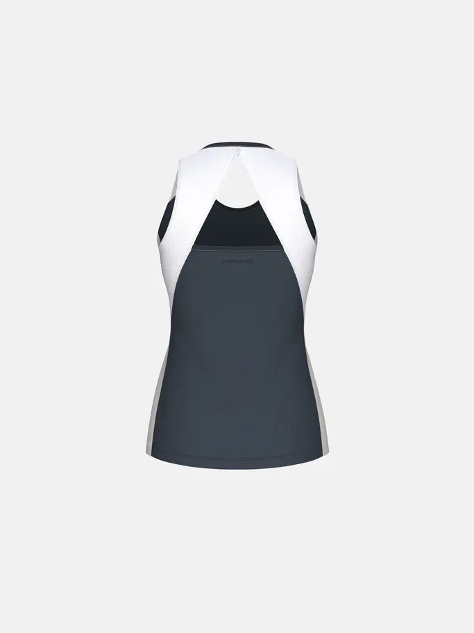 Sale, view full size image of Front view of Product detail - Petite PLAY Tech Tank Top Women navy