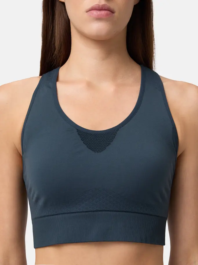 Sale, Ansicht Großes Bild der Vorderseite Product detail - FLEX Seamless Bra Women navy