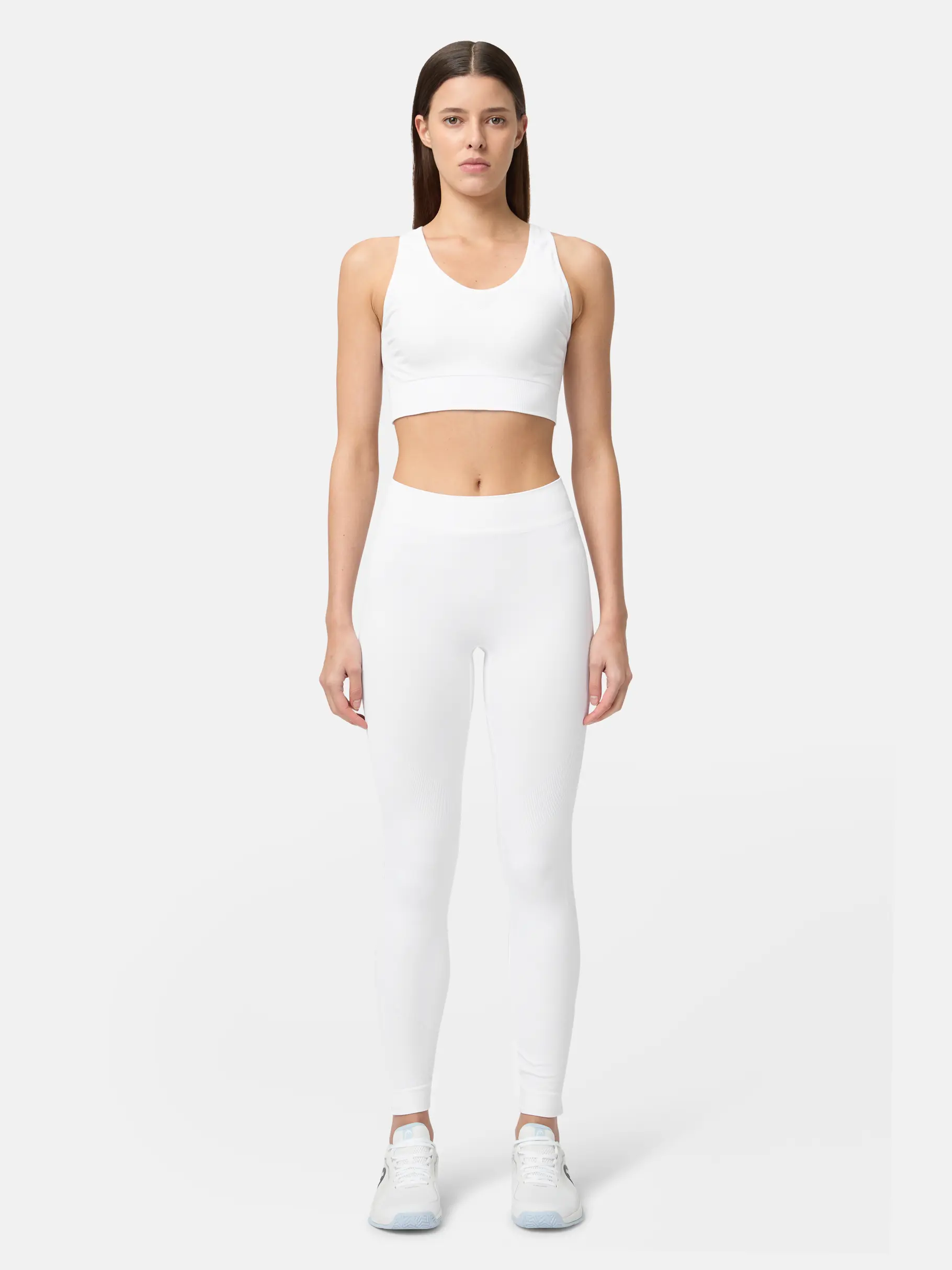 , view full size image of Front view of Product detail - FLEX Seamless Bra Women white