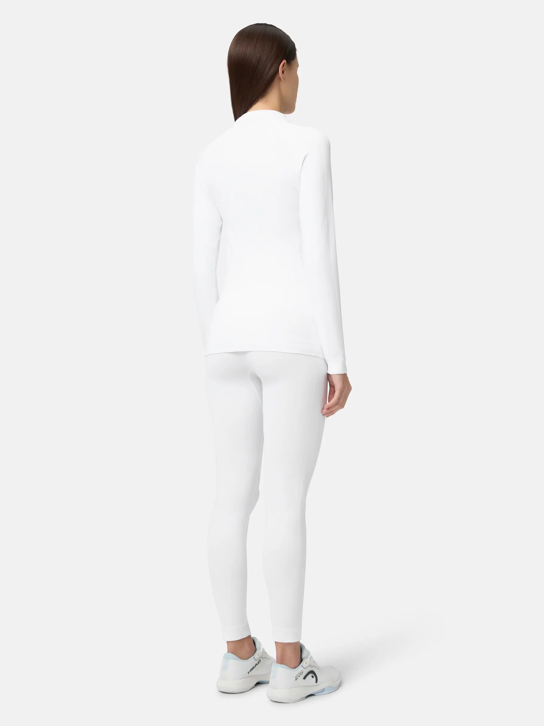 New, wyświetl pełno wymiarowy obraz widoku z przodu Product detail - FLEX Seamless LS Women white