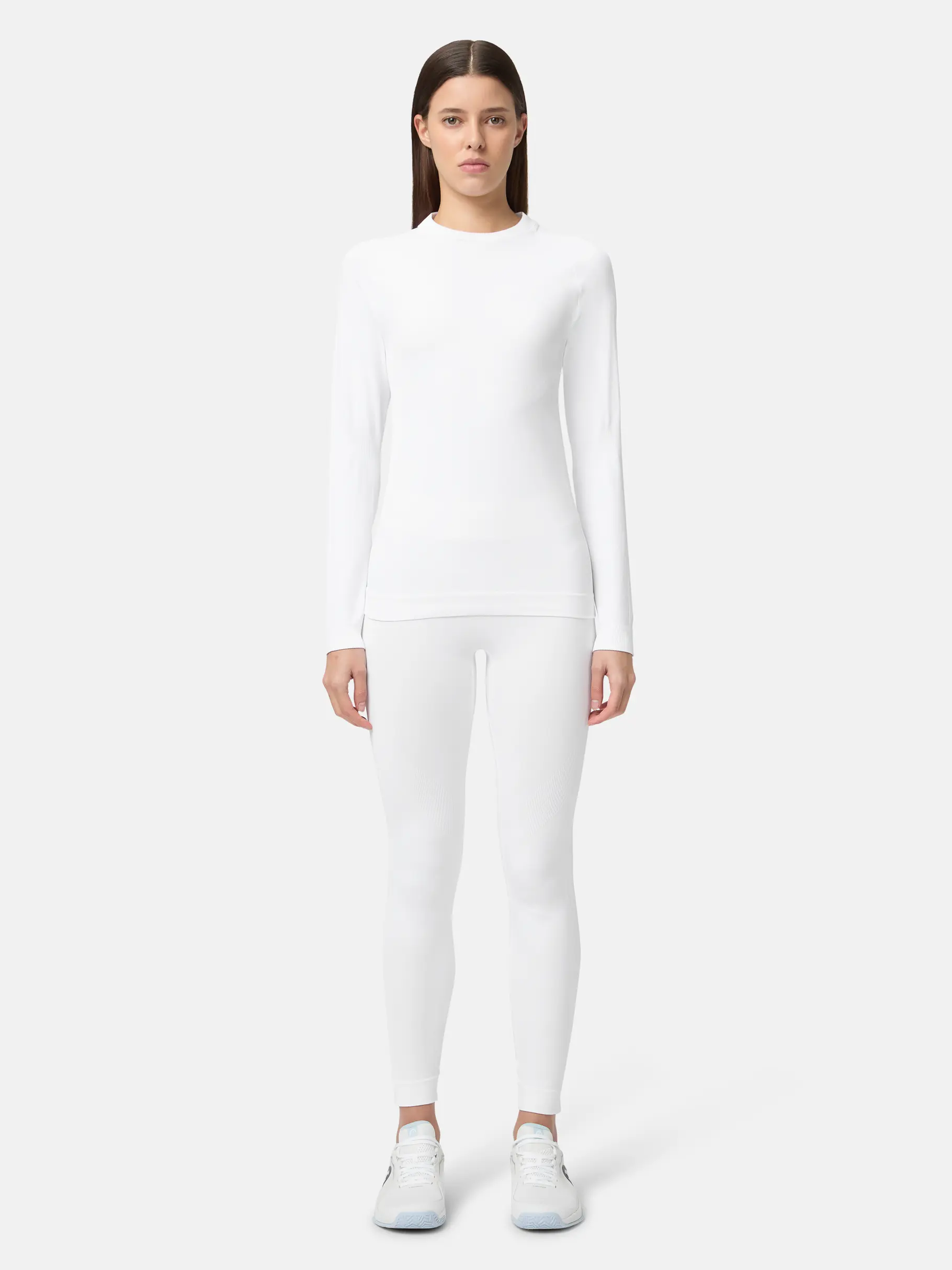 New, wyświetl pełno wymiarowy obraz widoku z przodu Product detail - FLEX Seamless LS Women white