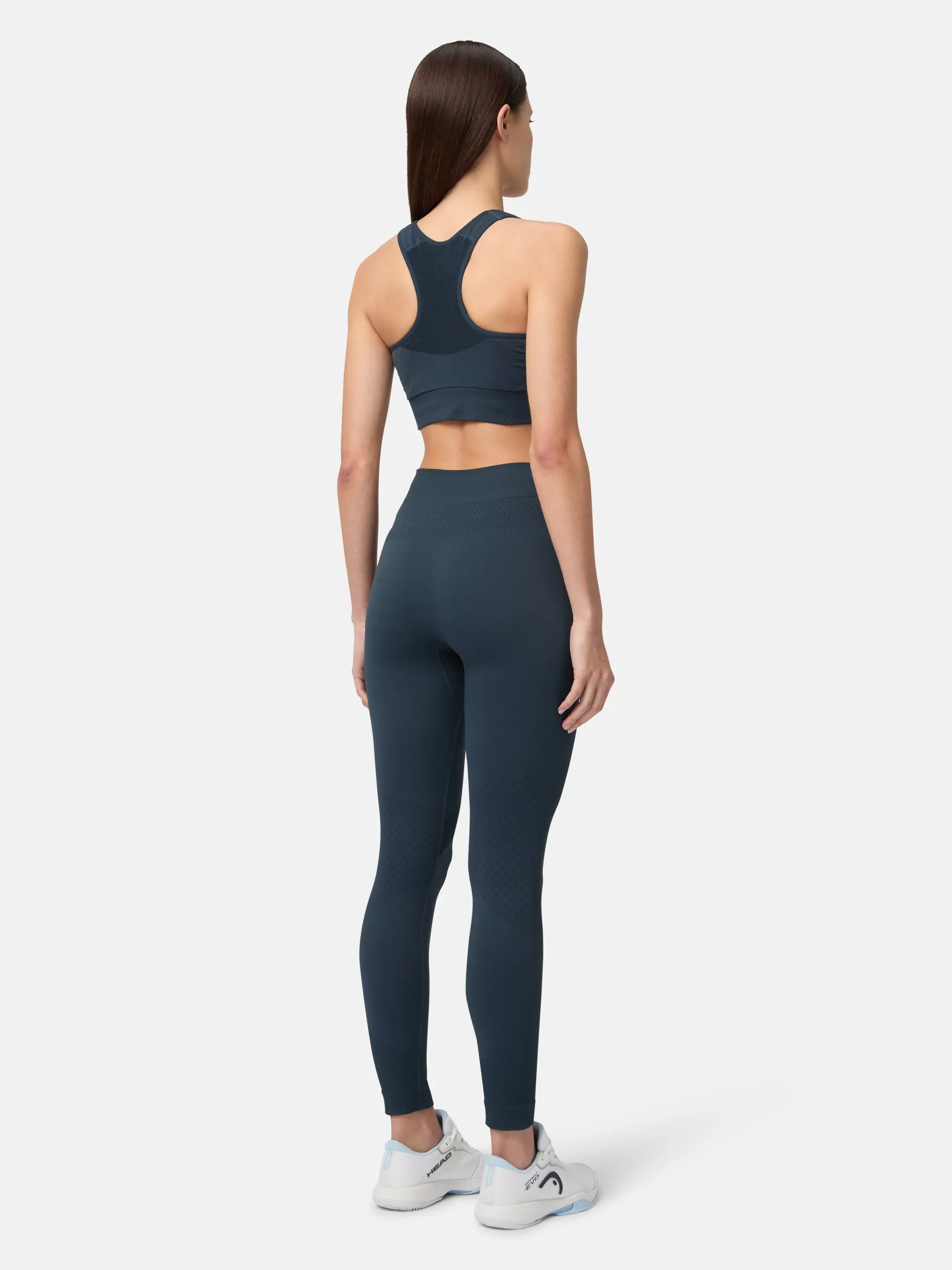 New, weergave van volledige grootte van vooraanzicht van Product detail - FLEX Seamless Tight Women navy