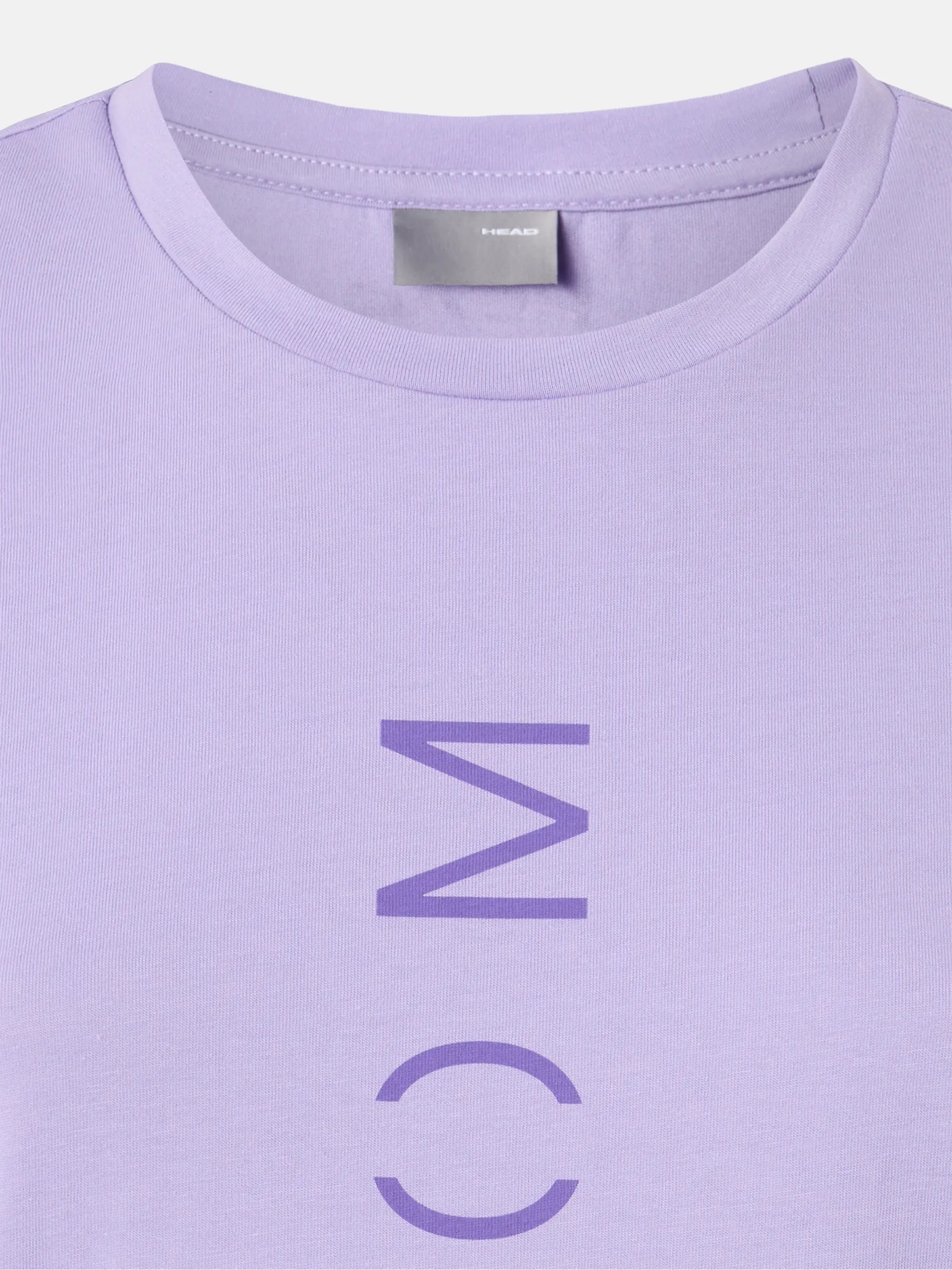 Club head, view full size image of Front view of Product detail - BOOM T-Shirt Women soft violet
