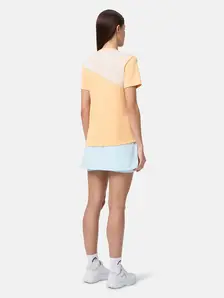 Display front view 2 of Product detail - TIE-BREAK T-Shirt Women apricot/light blue