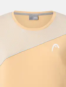 Display front view 5 of Product detail - TIE-BREAK T-Shirt Women apricot/light blue