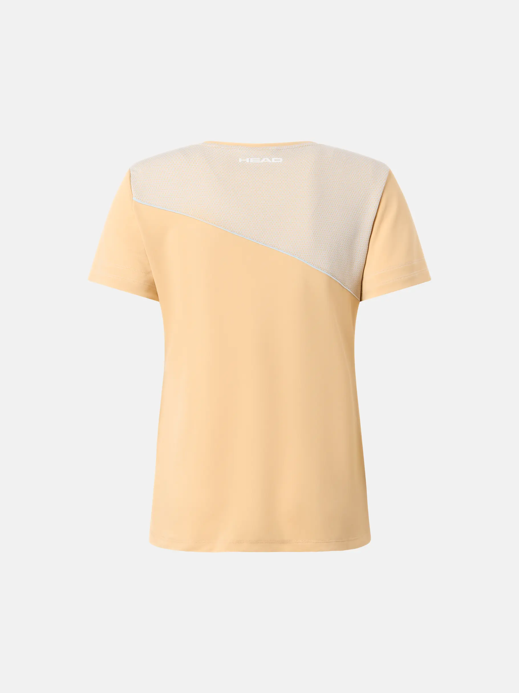 New, view full size image of Front view of Product detail - TIE-BREAK T-Shirt Women apricot/light blue