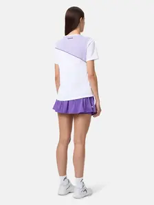 Display front view 2 of Product detail - TIE-BREAK T-Shirt Women white/purple