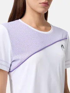 Display front view 3 of Product detail - TIE-BREAK T-Shirt Women white/purple