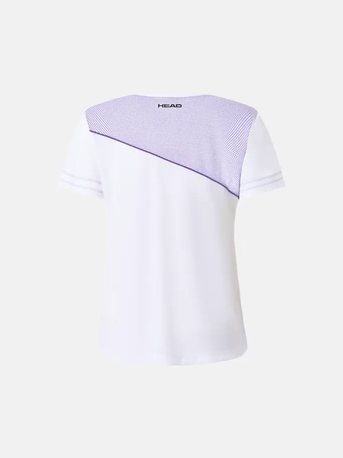 Sale, zobrazit obrázek v plné velikosti z předního pohledu Product detail - TIE-BREAK T-Shirt Women white/purple