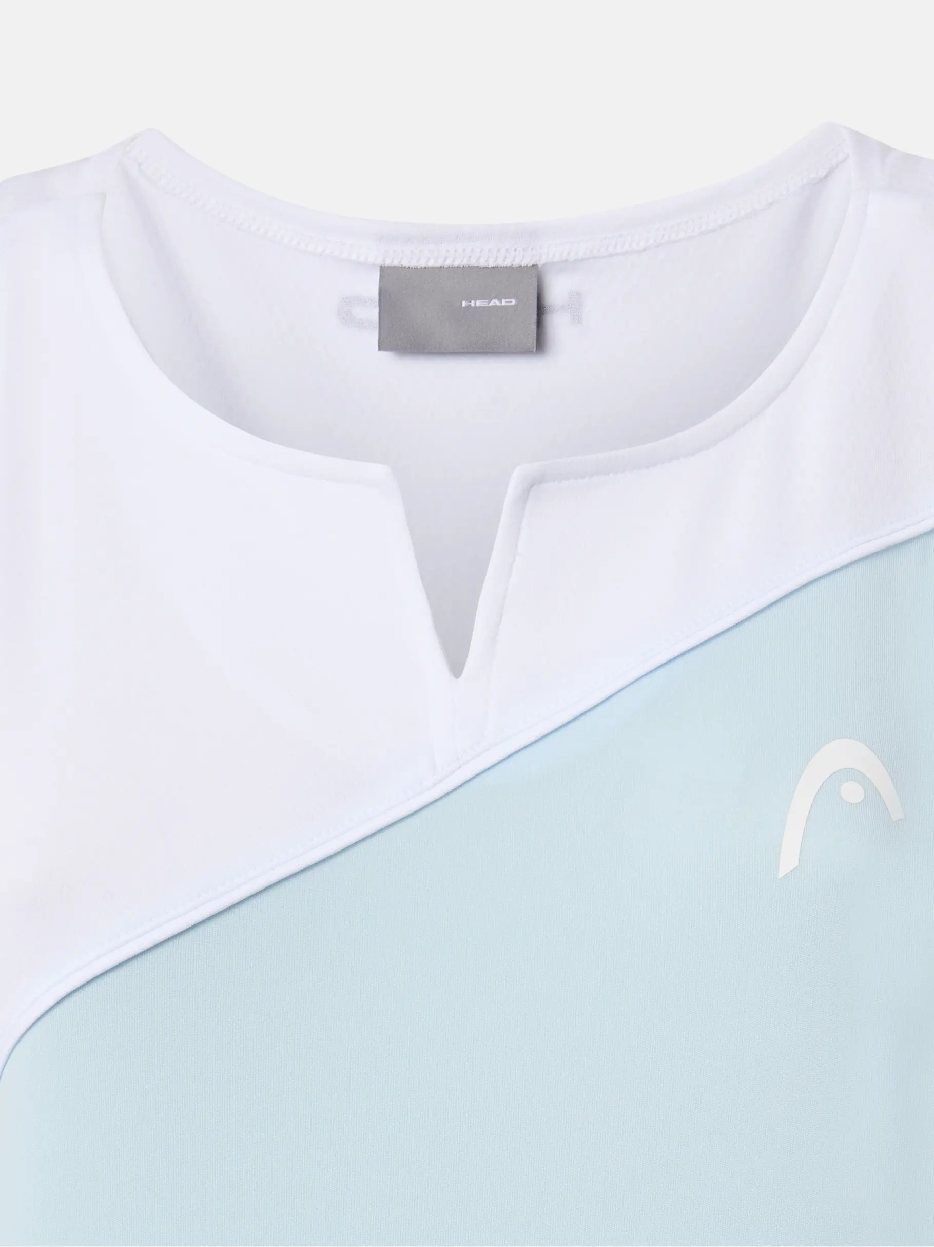 New, view full size image of Front view of Product detail - SPIRIT Tank Top Women light blue/white