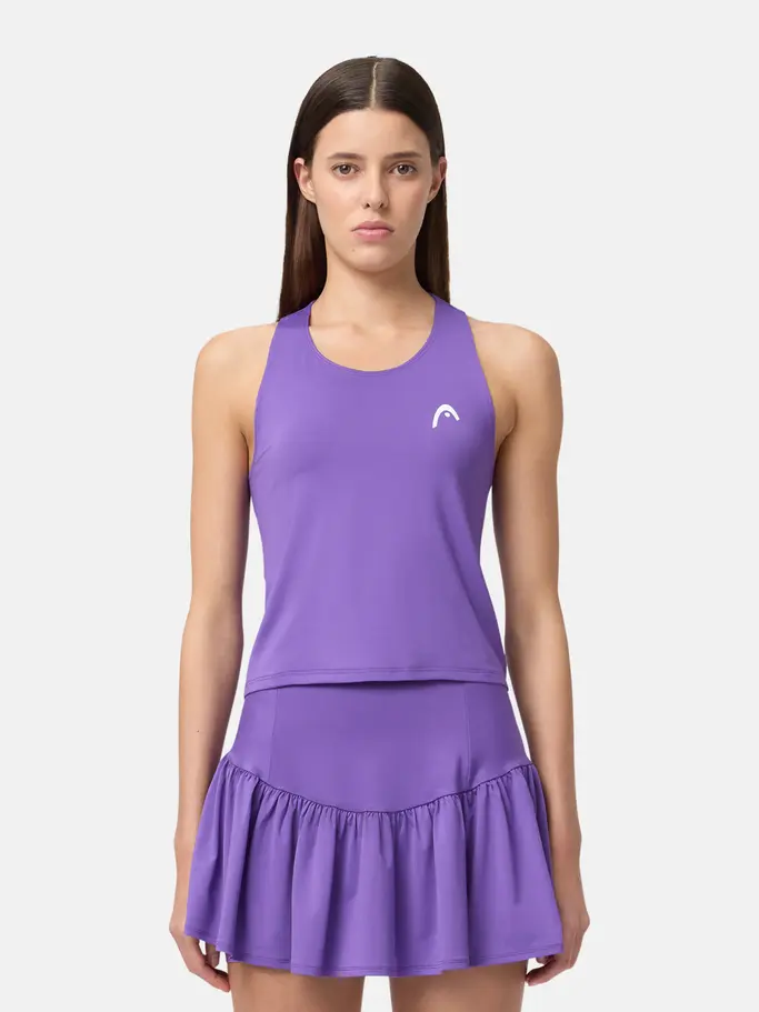 , view full size image of Front view of Product detail - MOVE Tank Top Women purple