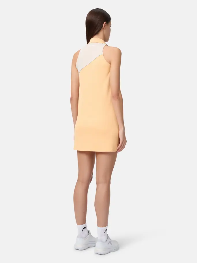 Sale, view full size image of Front view of Product detail - SPIRIT Dress Women apricot/light blue