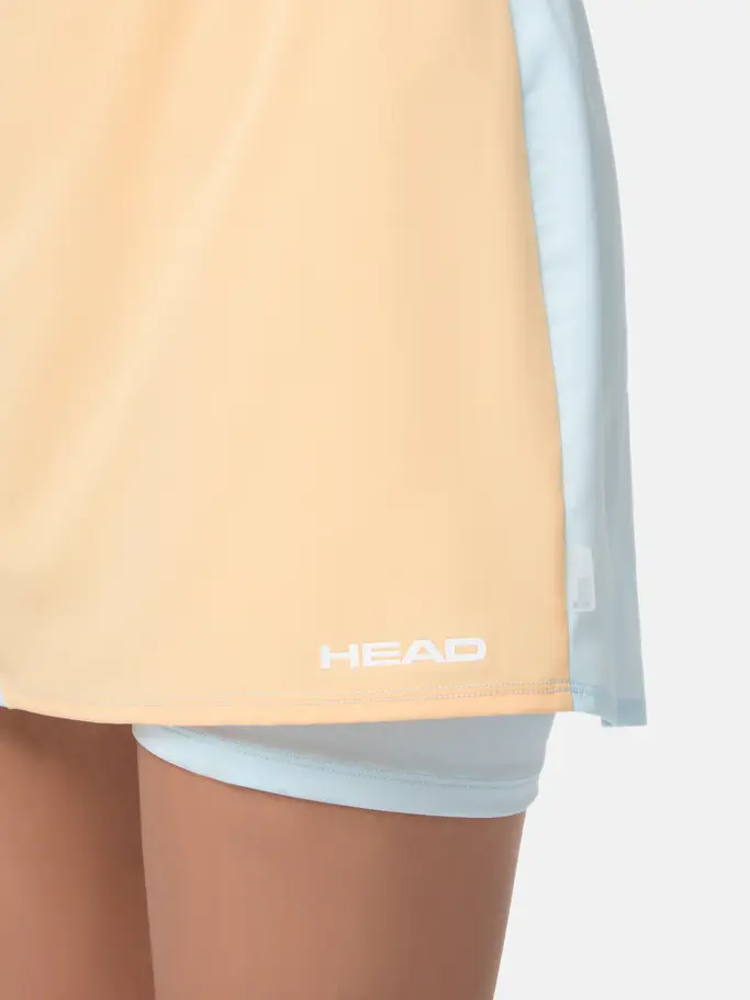 Sale, view full size image of Front view of Product detail - DYNAMIC Skort Women apricot/light blue
