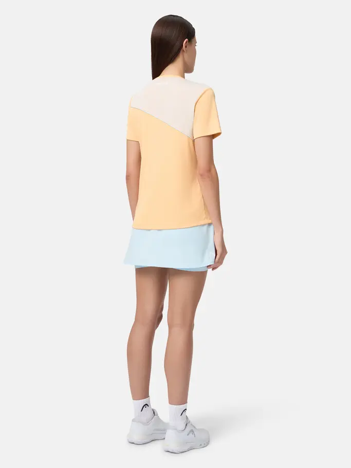 Sale, view full size image of Front view of Product detail - DYNAMIC Skort Women apricot/light blue