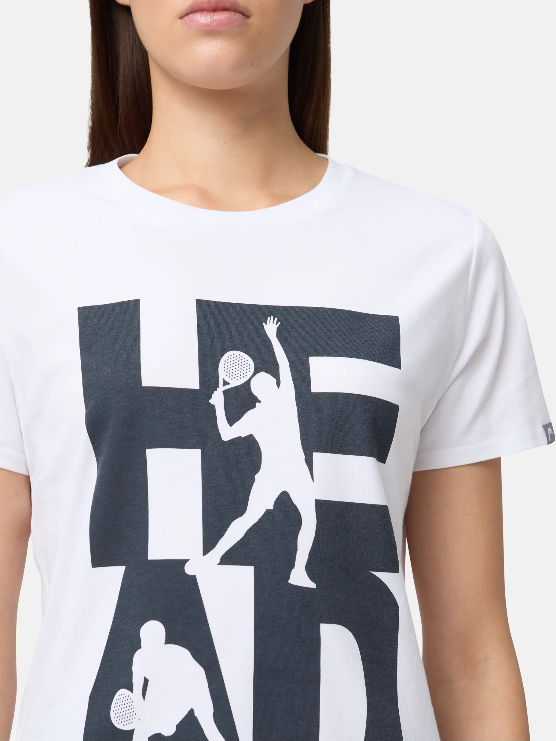 New, weergave van volledige grootte van vooraanzicht van Product detail - VISION T-Shirt Women white/navy