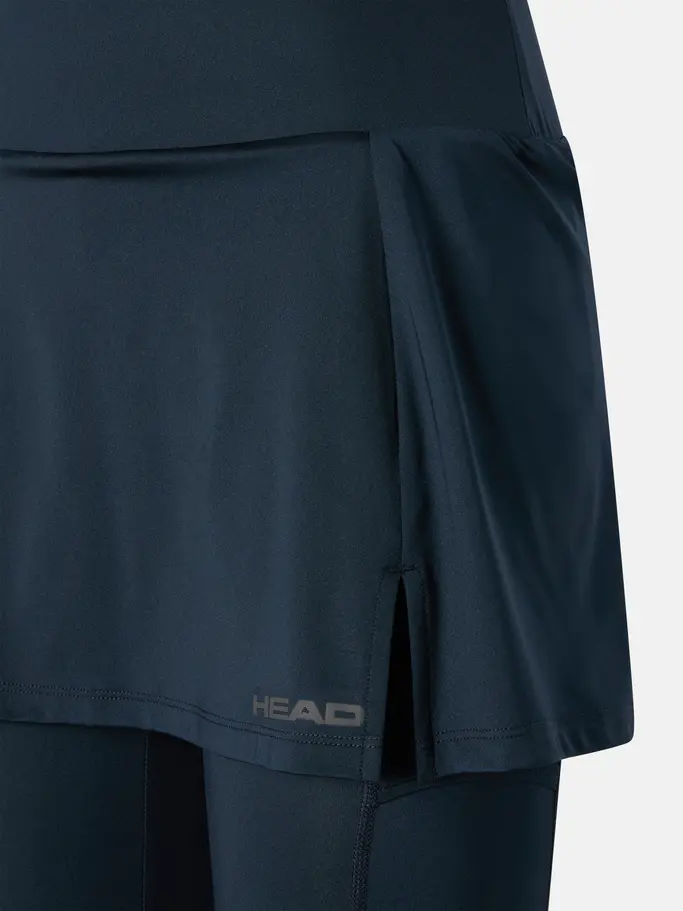 , view full size image of Front view of Product detail - CLUB 3/4 Tights Skort Women navy