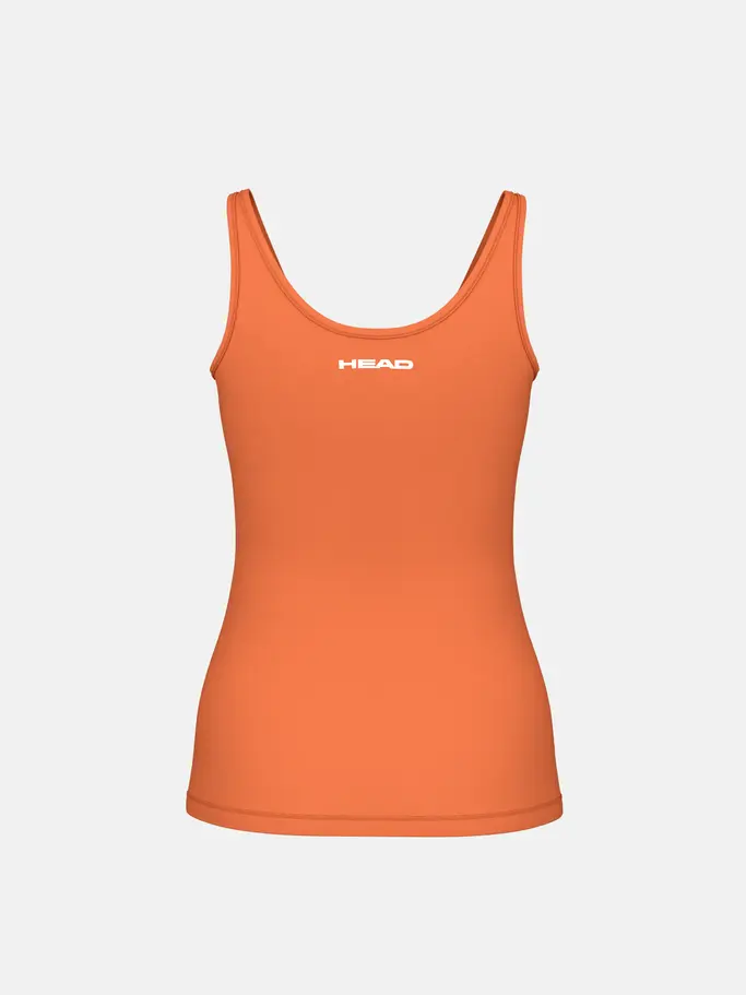 New, view full size image of Front view of Product detail - SPIRIT II Tank Top Women campfire orange