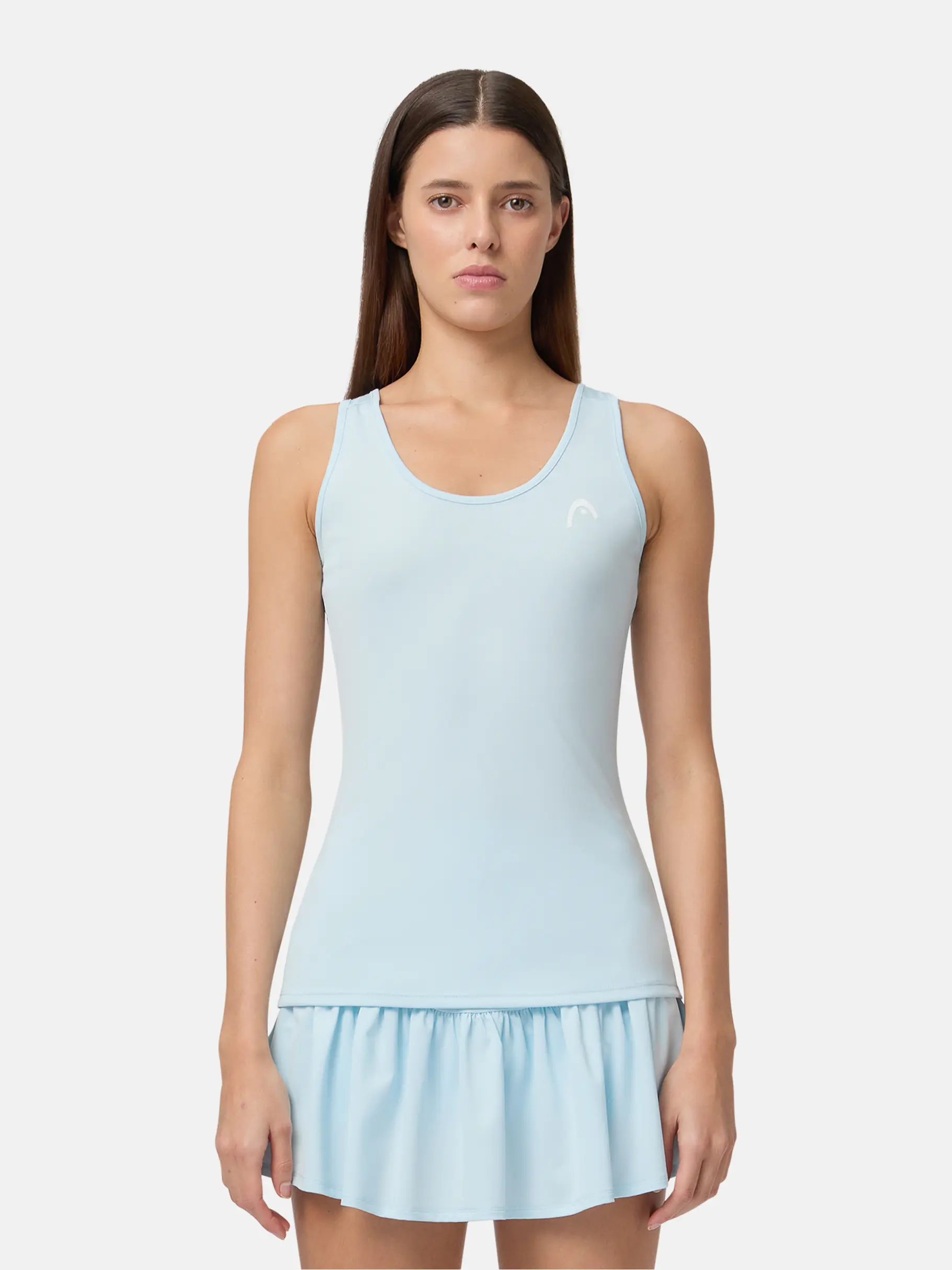 , view full size image of Front view of Product detail - SPIRIT II Tank Top Women light blue