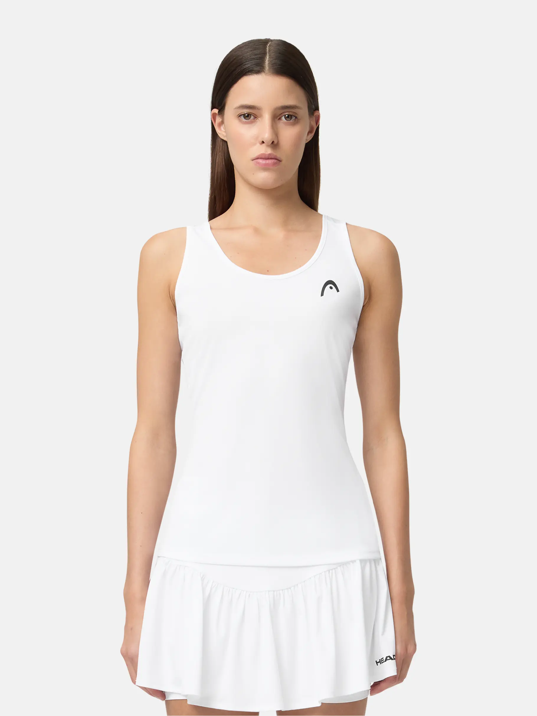 , view full size image of Front view of Product detail - SPIRIT II Tank Top Women white