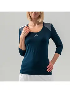 Display front view 1 of Product detail - CLUB 22 Tech 3/4 Shirt Women dark blue