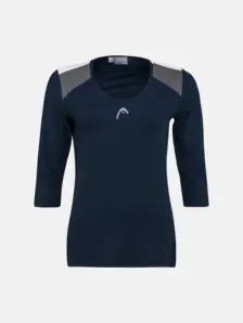Display front view 2 of Product detail - CLUB 22 Tech 3/4 Shirt Women dark blue